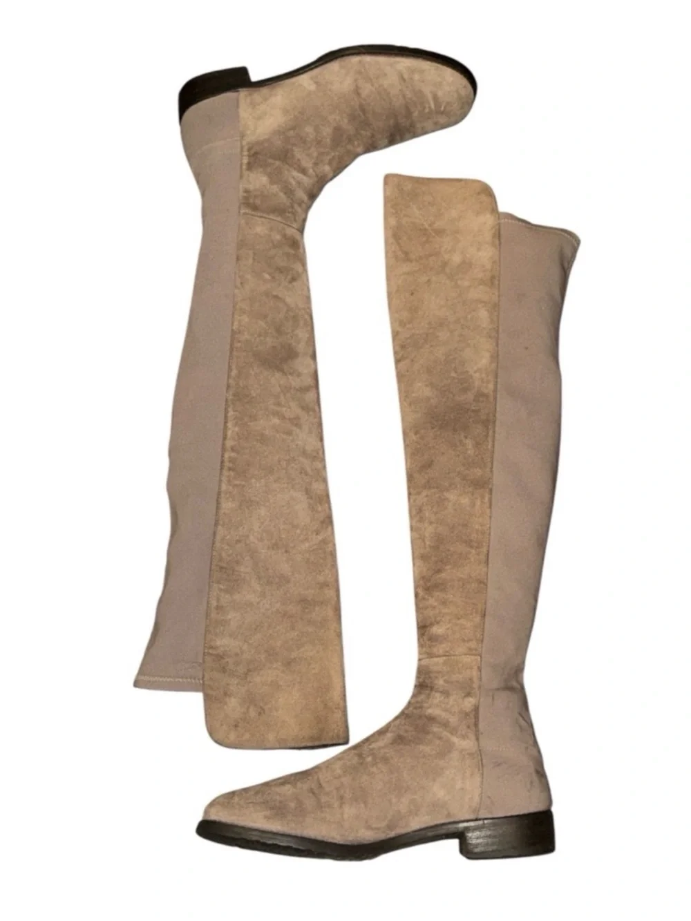 Authentic Stuart Weitzman designer suede leather knee high boots sz 8